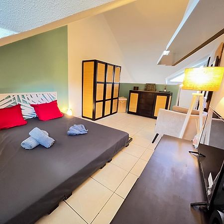 Charmant Studio Mezzanine - Caraibes Zen - Gosier - Proche De La Mer لو جوسيير المظهر الخارجي الصورة