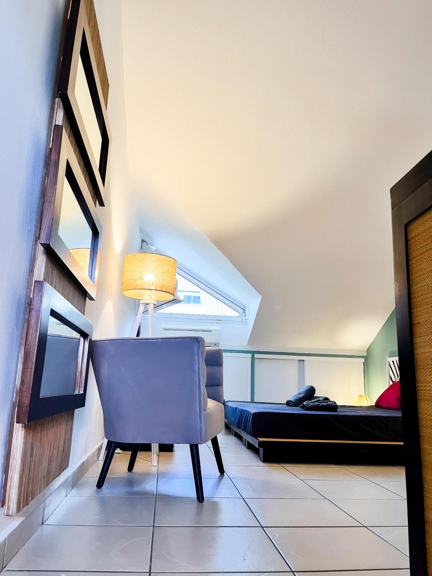 Charmant Studio Mezzanine - Caraibes Zen - Gosier - Proche De La Mer لو جوسيير المظهر الخارجي الصورة